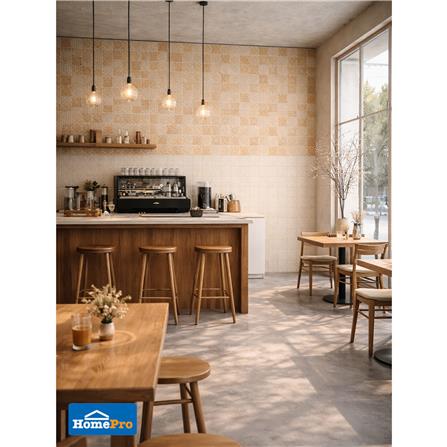 กระเบื้องผนัง 25x40 ซม. TARA เฌอเรียร่า กลาง บราวน์ 1 ตร.ม._4