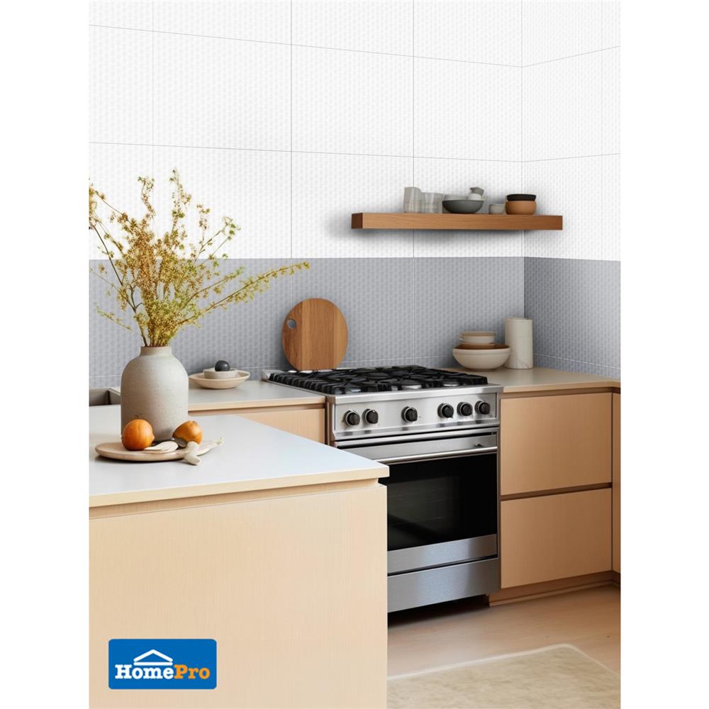 กระเบื้องผนัง 30x45 ซม. TARA จาเร็ด ไวท์ 0.81 ตร.ม.