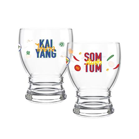 แก้วน้ำ 300 มล. OCEAN GLASS SOFT POWER FOOD ไก่ย่า...