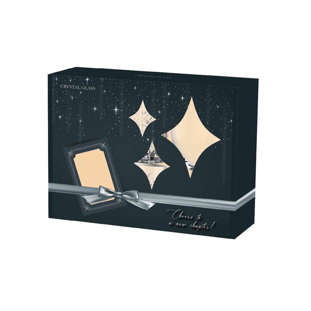 ชุดแก้วไวน์ 625 มล. และแก้ววิสกี้ 350 มล. OCEAN GLASS RETIREMENT BD PLATINUM RIMIMG (แพ็ก 4 ชิ้น)