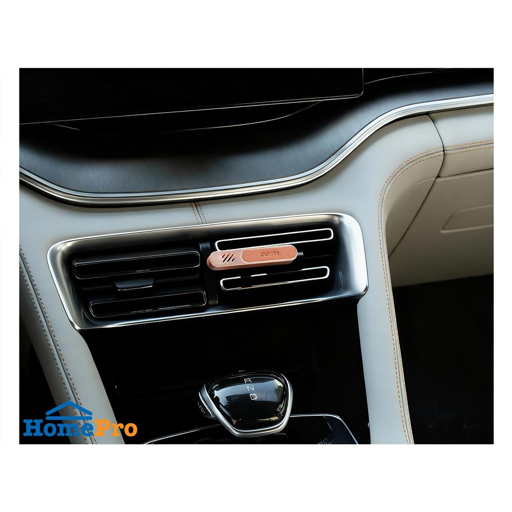 น้ำหอมปรับอากาศรถยนต์ พร้อมรีฟิลน้ำหอม 2 ชิ้น PORRIN GOLDEN GLOW