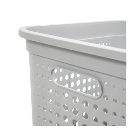 ตะกร้าผ้าเหลี่ยม PLIM BUBBLE HH-1220 SIZE S สีเทา_3