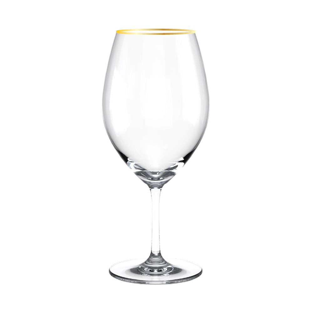 ชุดแก้วไวน์ 625 มล. และแก้ววิสกี้ 350 มล. OCEAN GLASS RETIREMENT BD GOLD RIMIMG (แพ็ก 4 ชิ้น)