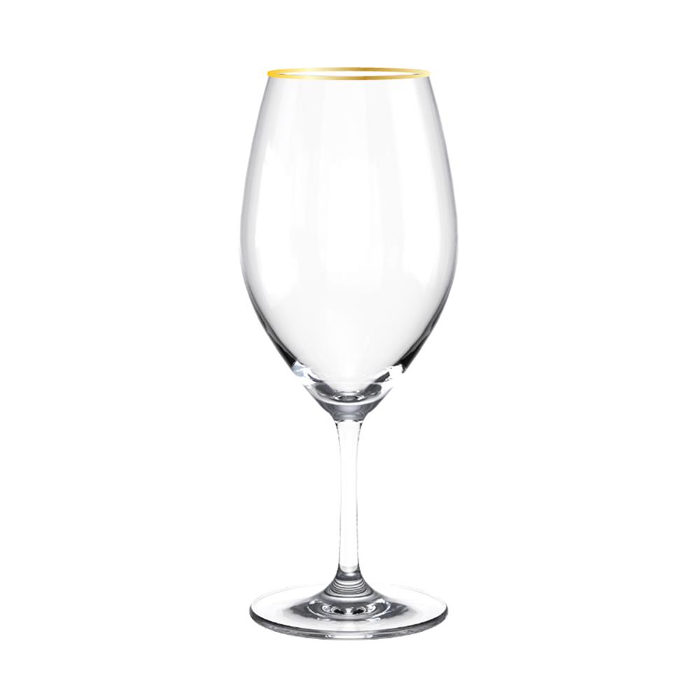 ชุดแก้วไวน์ 425 มล. และแก้ววิสกี้ 350 มล. OCEAN GLASS RETIREMENT CB GOLD RIMIMG (แพ็ก 4 ชิ้น)