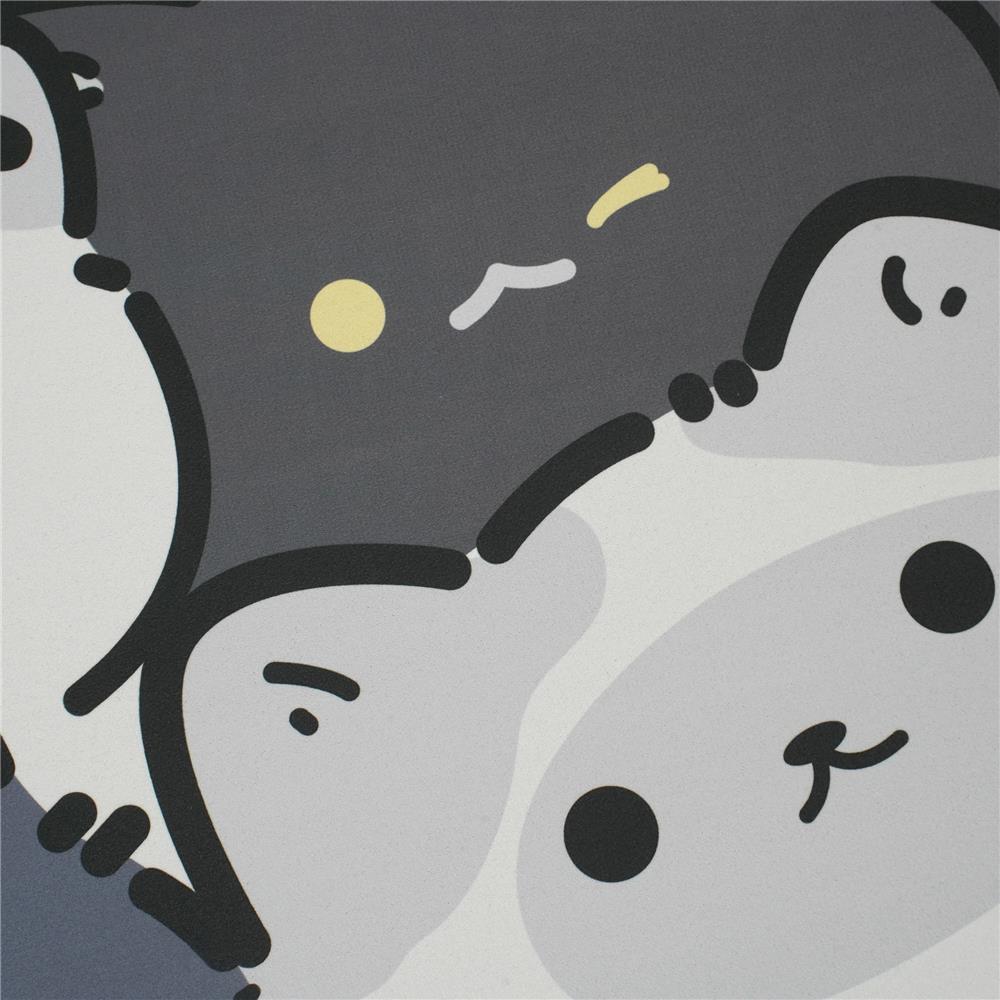 พรมพียู SNAZZ CATS 38x58 ซม. สีเทา