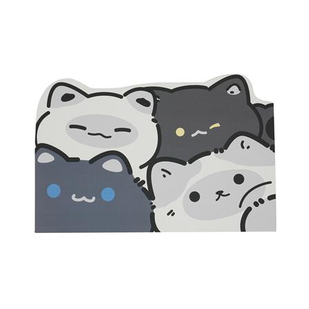 พรมพียู SNAZZ CATS 38x58 ซม. สีเทา_0