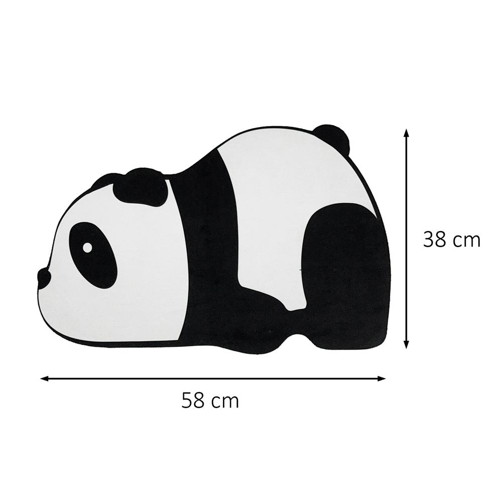 พรมพียู SNAZZ PANDA 38x58 ซม. สีดำ