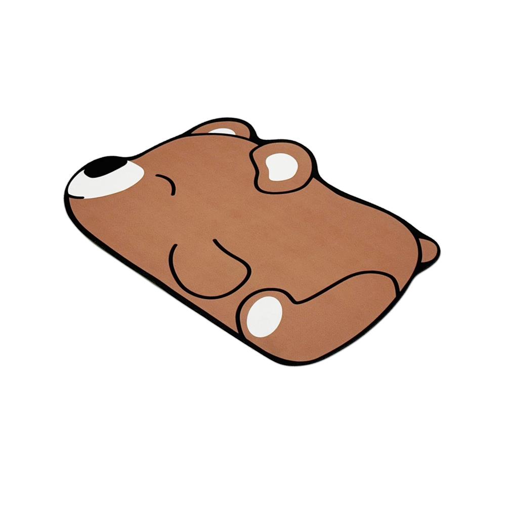 พรมพียู SNAZZ TEDDY 38x58 ซม. สีน้ำตาล