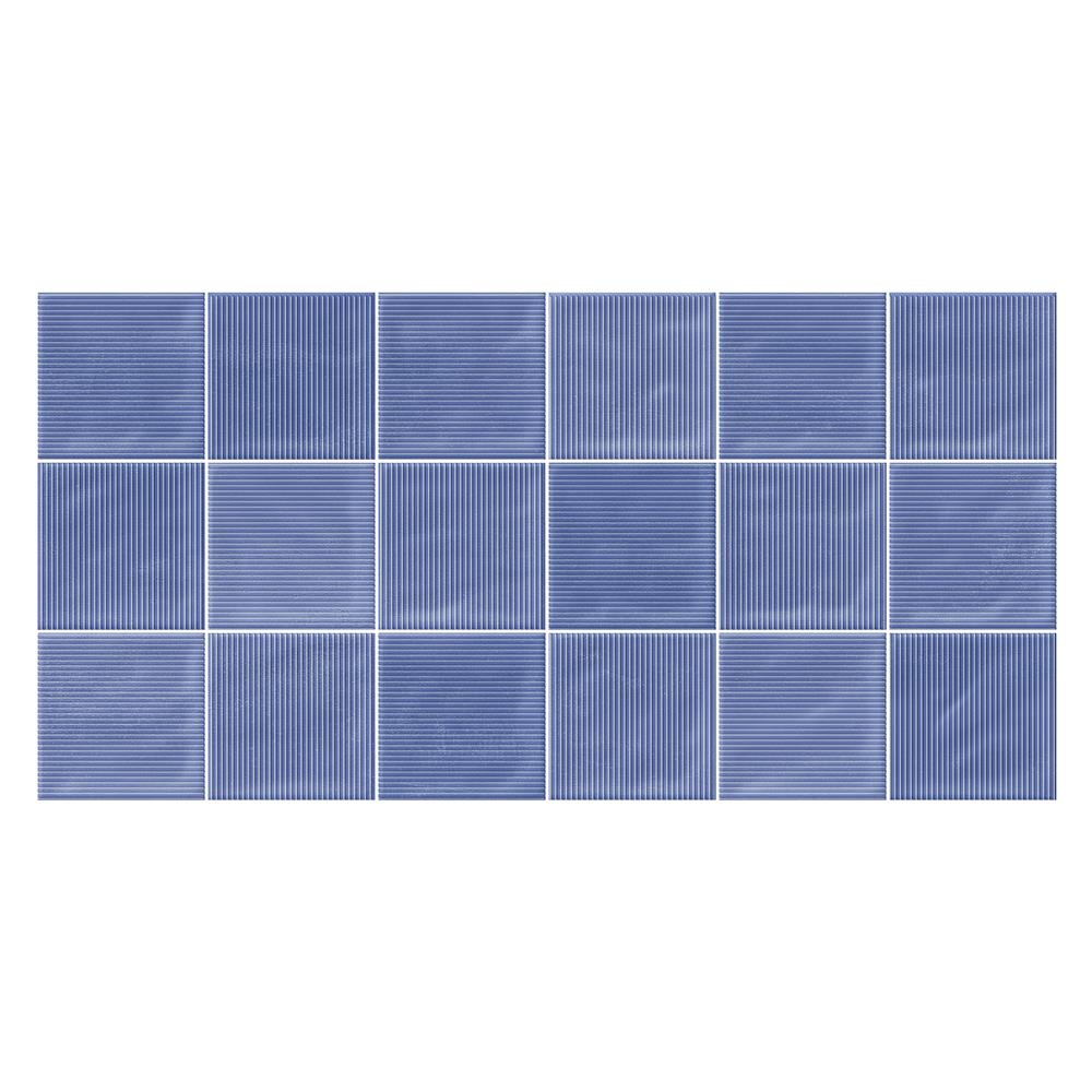กระเบื้องผนัง 30x60 ซม. TARA กริด น้ำเงิน 0.9 ตร.ม.