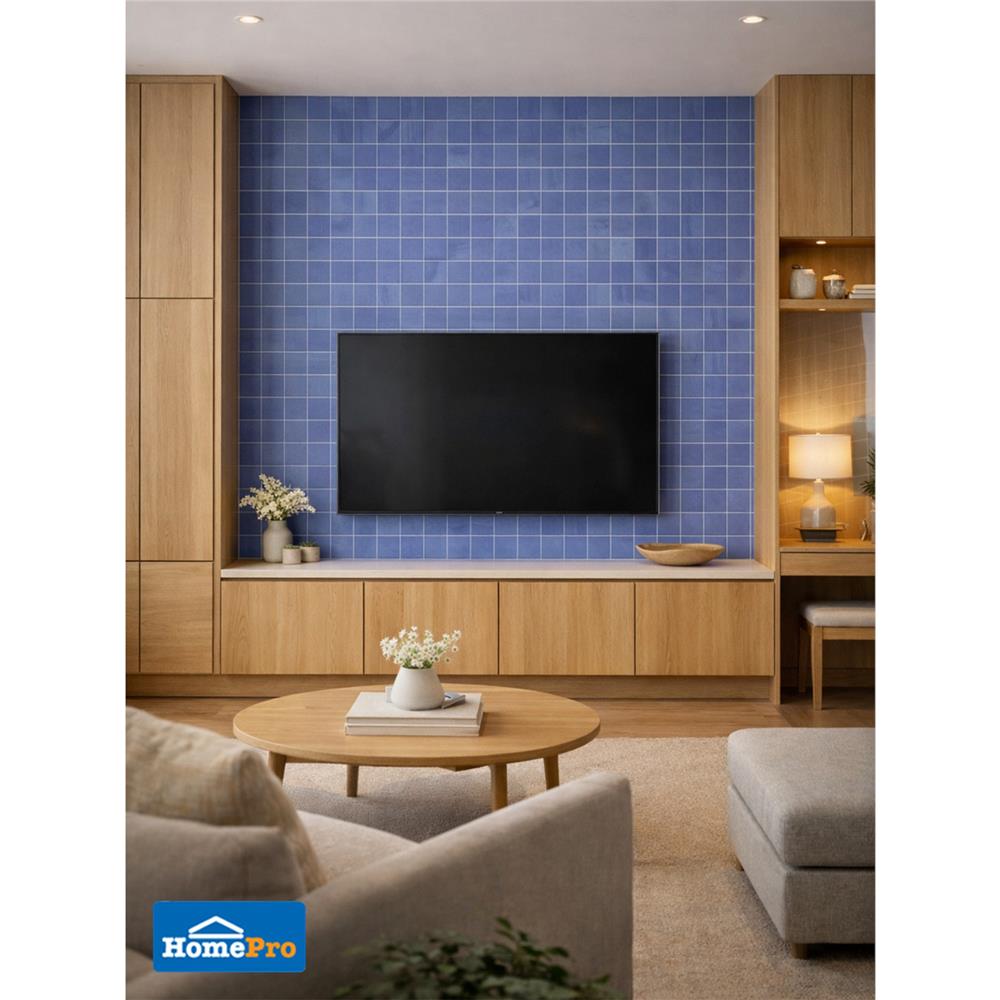 กระเบื้องผนัง 30x60 ซม. TARA กริด น้ำเงิน 0.9 ตร.ม.