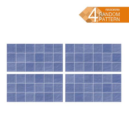 กระเบื้องผนัง 30x60 ซม. TARA กริด น้ำเงิน 0.9 ตร.ม._1