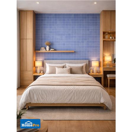 กระเบื้องผนัง 30x60 ซม. TARA กริด น้ำเงิน 0.9 ตร.ม._4