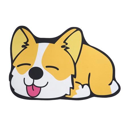 พรมพียู SNAZZ DOGGY 38x58 ซม. สีเหลือง_0