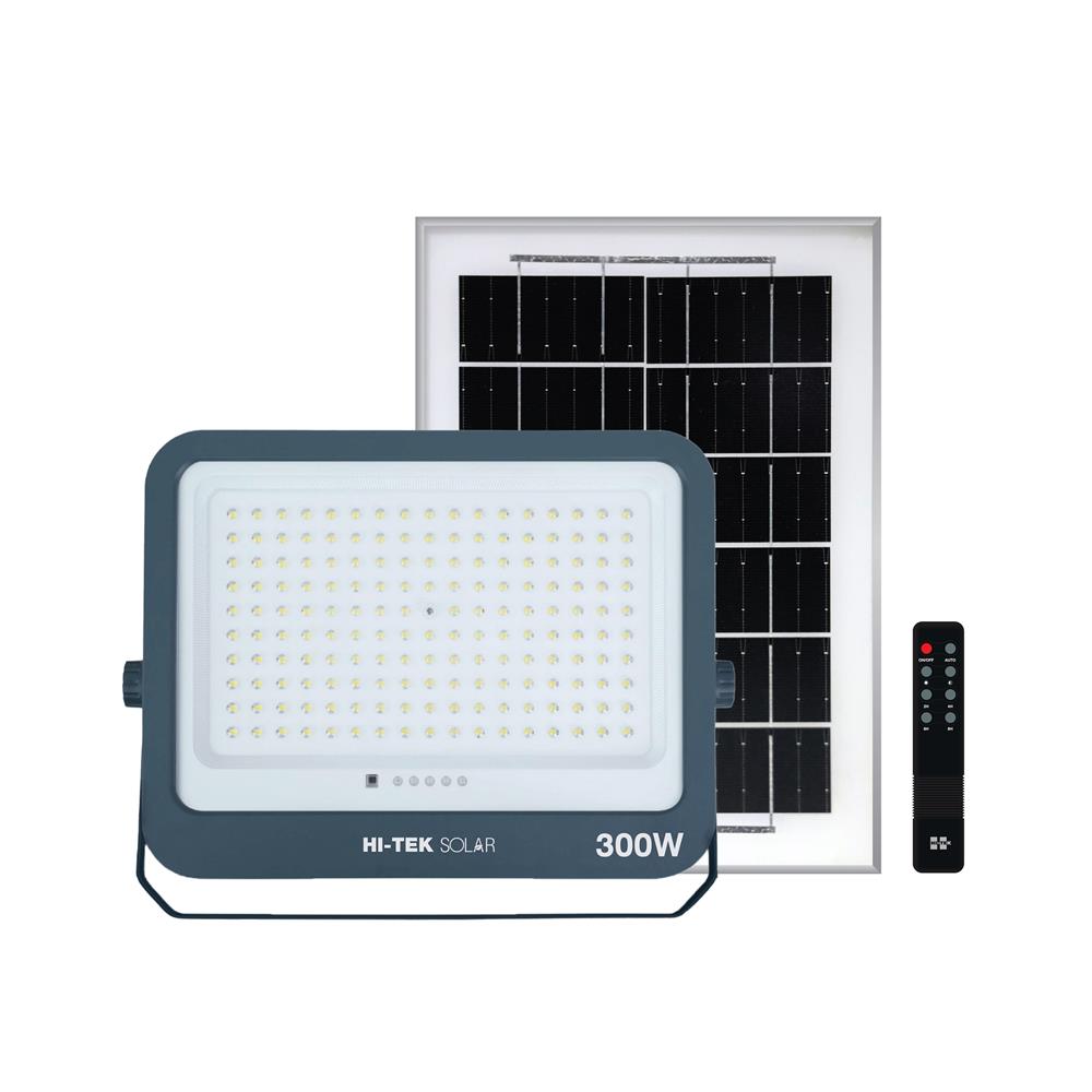 สปอตไลท์ SOLAR HI-TEK NUEVO 300 วัตต์ DAYLIGHT สีเทา