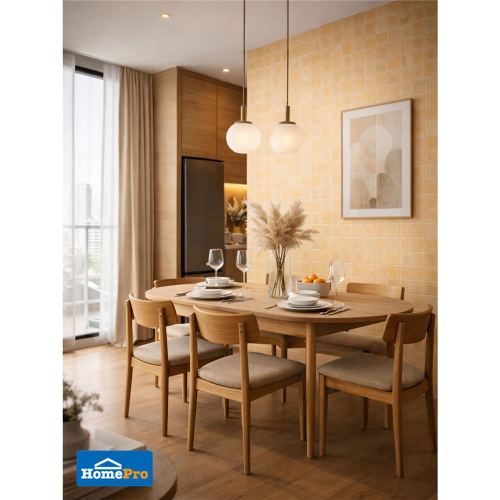 กระเบื้องผนัง 30x60 ซม. TARA กริด ส้มอ่อน 0.9 ตร.ม.