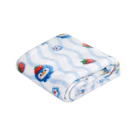 ผ้าห่ม HOME LIVING STYLE WIGGLE 50x60 นิ้ว สี WHITE-BLUE_0