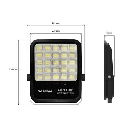 สปอตไลท์ SOLAR SYLVANIA VISION 250 วัตต์ DAYLIGHT/COOL WHITE/WARMWHITE สีดำ_9