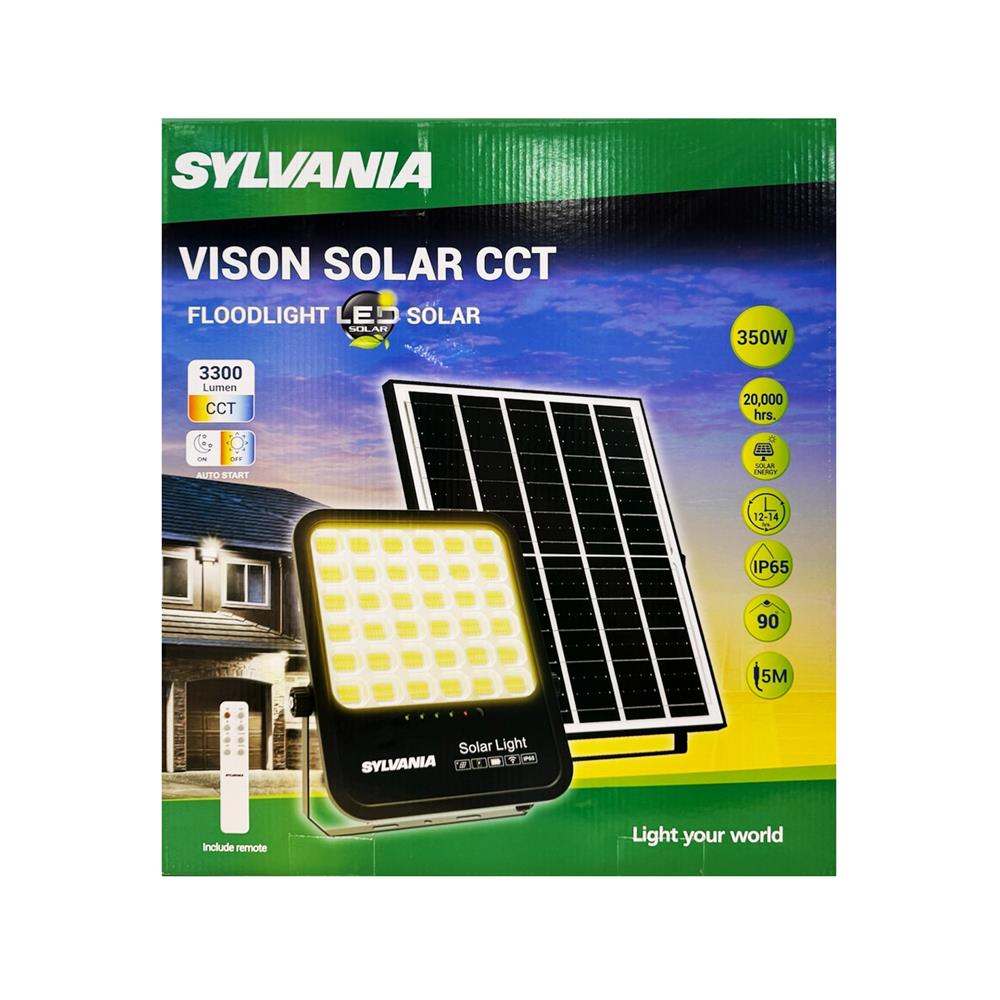 สปอตไลท์ SOLAR SYLVANIA VISION 350 วัตต์ DAYLIGHT/COOL WHITE/WARMWHITE สีดำ