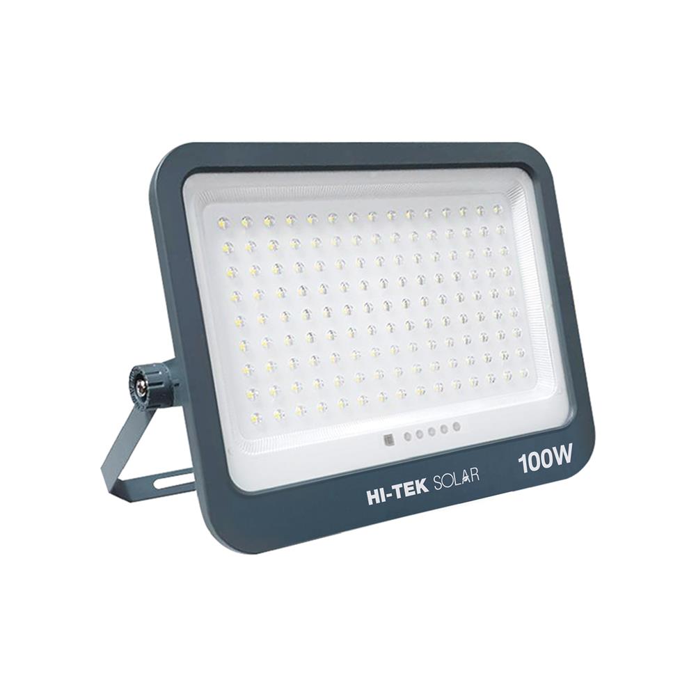 สปอตไลท์ SOLAR HI-TEK NUEVO 100 วัตต์ DAYLIGHT สีเทา