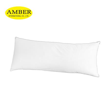 หมอน BODY ไมโครไฟเบอร์  AMBER 19x50 นิ้ว สีขาว_0