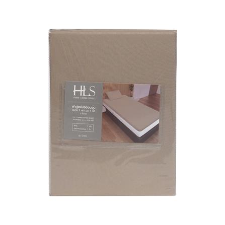 ชุดผ้าปู TOPPER 3 ฟุต (ชุด 2 ชิ้น) HOME LIVING STYLE CASA สี BEIGE_4