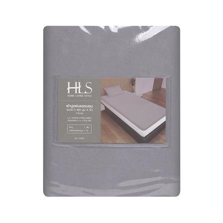 ชุดผ้าปู TOPPER 3 ฟุต (ชุด 2 ชิ้น) HOME LIVING STYLE CASA สี GREY_4