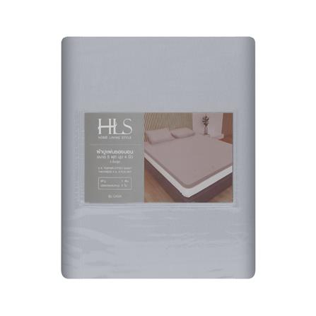 ชุดผ้าปู TOPPER 5 ฟุต (ชุด 3 ชิ้น) HOME LIVING STYLE CASA สี GREY_4