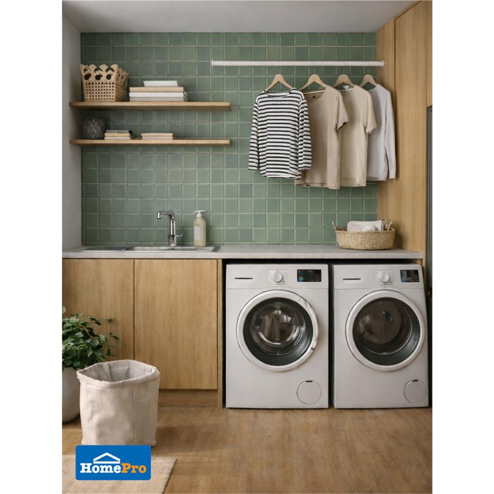 กระเบื้องผนัง 30x60 ซม. TARA กริด เขียวอ่อน 0.9 ตร.ม.