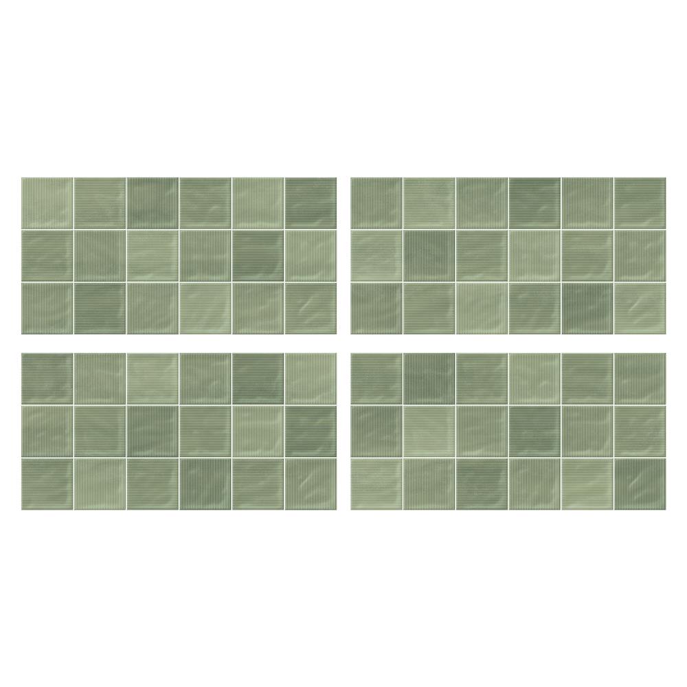 กระเบื้องผนัง 30x60 ซม. TARA กริด เขียวอ่อน 0.9 ตร.ม.