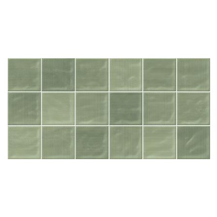 กระเบื้องผนัง 30x60 ซม. TARA กริด เขียวอ่อน 0.9 ตร.ม._0