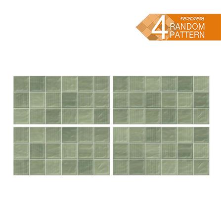 กระเบื้องผนัง 30x60 ซม. TARA กริด เขียวอ่อน 0.9 ตร.ม._1