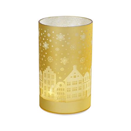 กล่องไฟตกแต่ง SNAZZ กระบอกแก้ว สีทอง_0