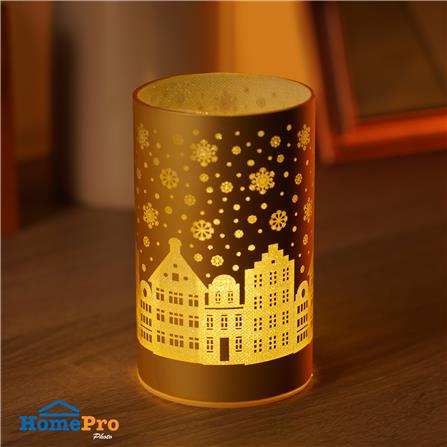 กล่องไฟตกแต่ง SNAZZ กระบอกแก้ว สีทอง_4