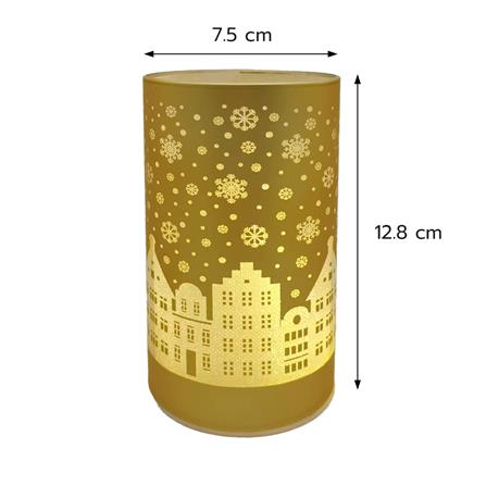 กล่องไฟตกแต่ง SNAZZ กระบอกแก้ว สีทอง_6