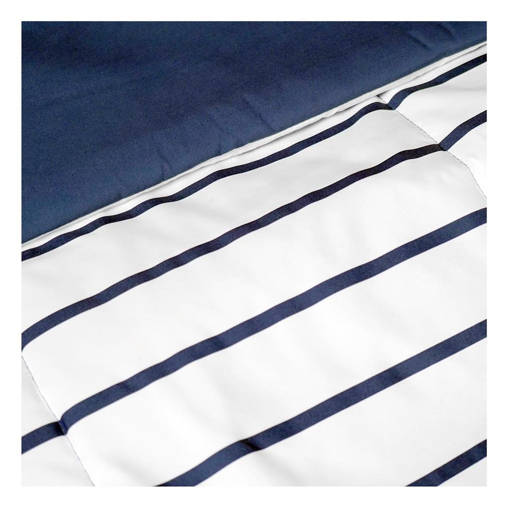 ชุดผ้าปูที่นอน 6 ฟุต (ชุด 6 ชิ้น) HOME LIVING STYLE SAILOR สี NAVY