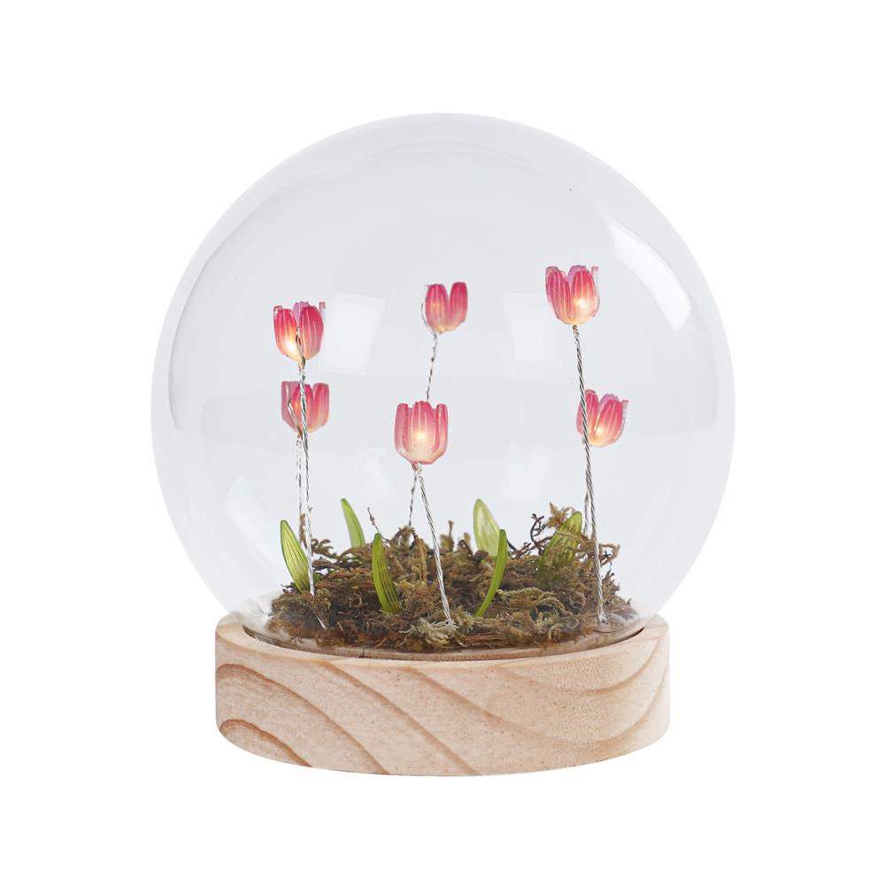 กล่องไฟตกแต่ง SNAZZ บอลแก้ว TULIP LAVENDER