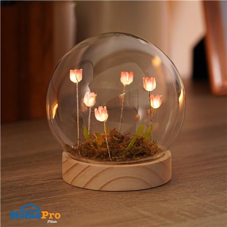 กล่องไฟตกแต่ง SNAZZ บอลแก้ว TULIP LAVENDER_3