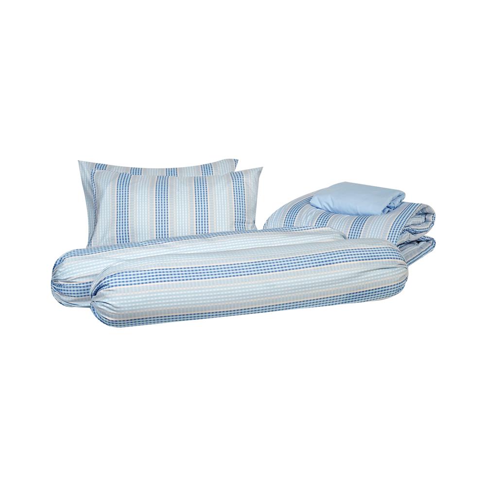 ชุดผ้าปูที่นอน 6 ฟุต (ชุด 6 ชิ้น) HOME LIVING STYLE SKY สี BLUE