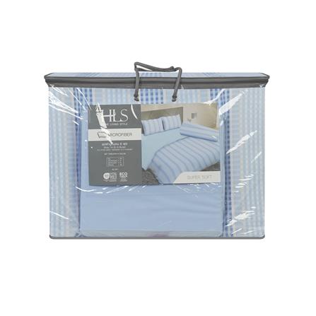 ชุดผ้าปูที่นอน 6 ฟุต (ชุด 6 ชิ้น) HOME LIVING STYLE SKY สี BLUE_4