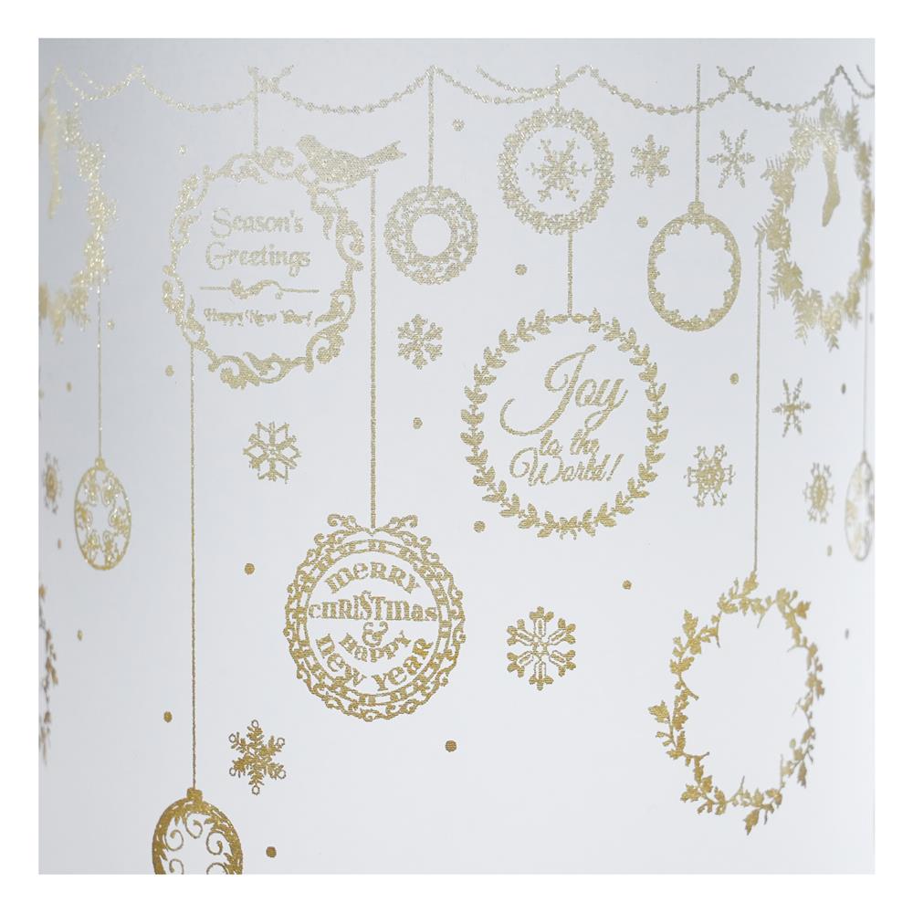 กล่องไฟตกแต่ง SNAZZ กระบอกแก้ว สีขาว