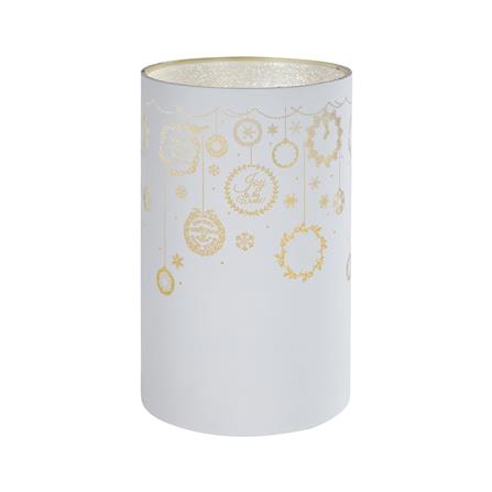 กล่องไฟตกแต่ง SNAZZ กระบอกแก้ว สีขาว_0