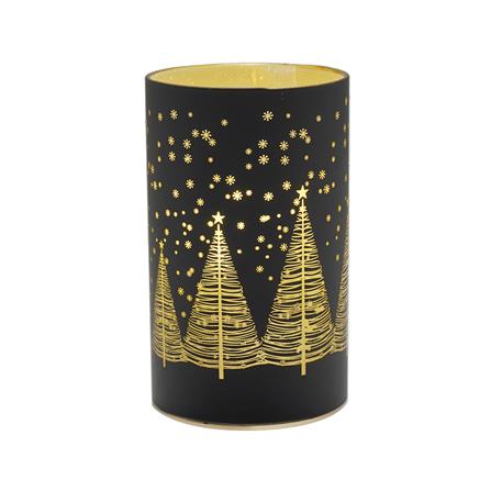 กล่องไฟตกแต่ง SNAZZ กระบอกแก้ว สีดำ_0