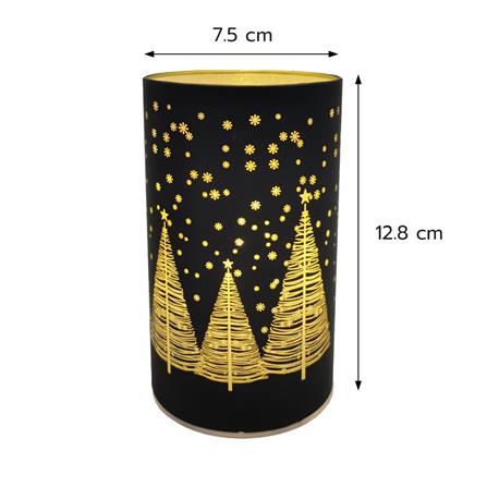 กล่องไฟตกแต่ง SNAZZ กระบอกแก้ว สีดำ_3