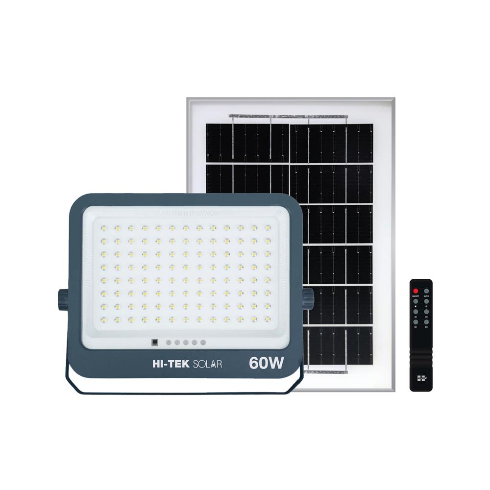 สปอตไลท์ SOLAR HI-TEK NUEVO 60 วัตต์ DAYLIGHT สีเทา
