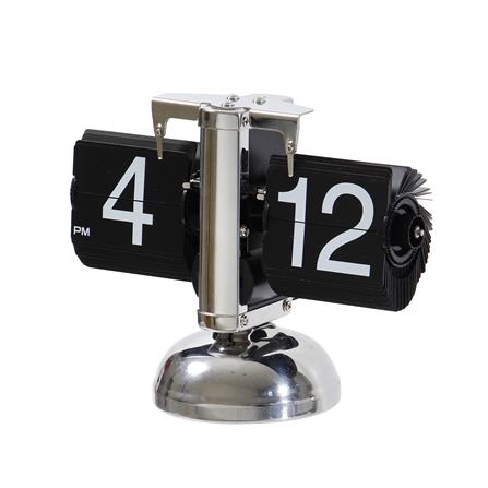 นาฬิกาตั้งโต๊ะเหล็ก SNAZZ MC1 8.6x6.4 นิ้ว สีเงิน_1