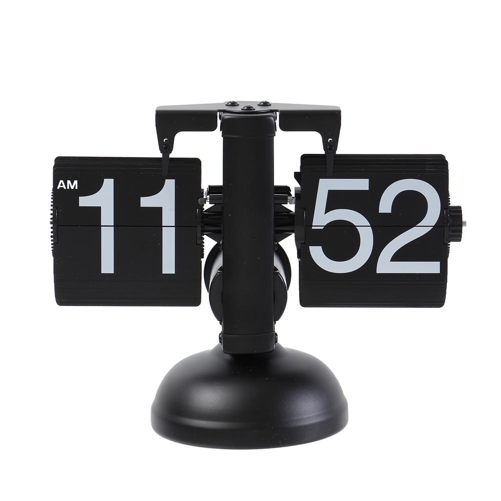 นาฬิกาตั้งโต๊ะเหล็ก SNAZZ MC1 8.6x6.4 นิ้ว สีดำ