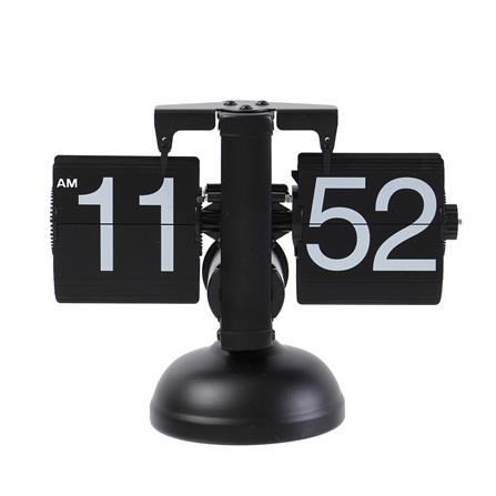 นาฬิกาตั้งโต๊ะเหล็ก SNAZZ MC1 8.6x6.4 นิ้ว สีดำ