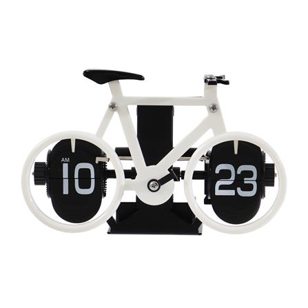 นาฬิกาตั้งโต๊ะ SNAZZ MC3 BICYCLE 8.2x4.9 นิ้ว สีขาว