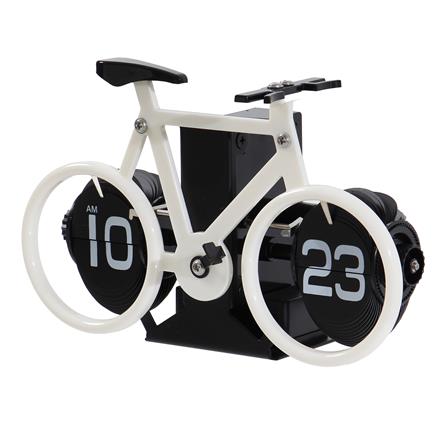 นาฬิกาตั้งโต๊ะ SNAZZ MC3 BICYCLE 8.2x4.9 นิ้ว สีขาว_1