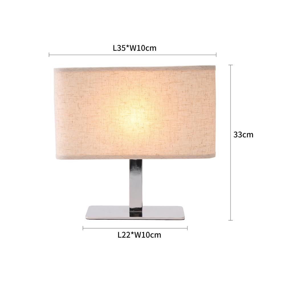 ไฟตั้งโต๊ะ CARINI MT24322WH สีขาว/เงิน